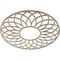 Ekena Millwork Cannes Wood Fretwork Pierced Ceiling Medallion, Birch, 24"OD x 8 1/4"ID x 3/8"T CMWP24X24X0375CNBI - alternate 3